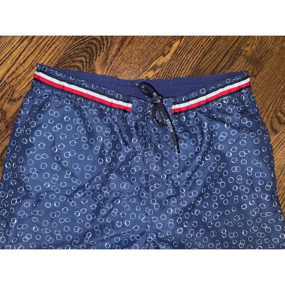 Tommy Hilfiger Men's‎ Circle Print Swim Trunk Shorts Blue Size XL - Picture 5 of 8